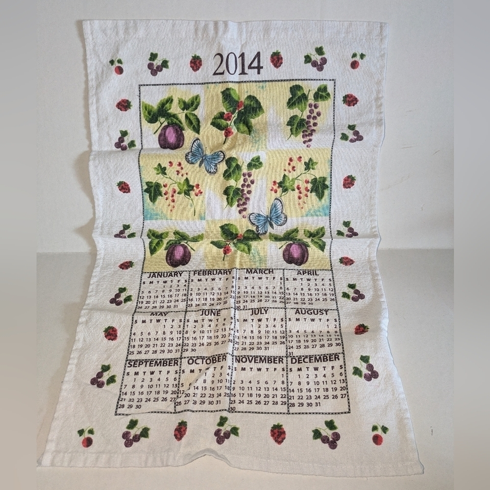 2014 calendar towel